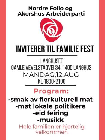 Familiefest ifm med Id feiring