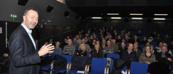 Trond Giske på Kickoff 17.januar 2017 i Orkdal kulturhus