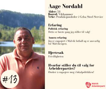 Profil av Aage Nordahl