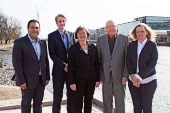 Masud Gharahkhani, Niclas Tokerud, Lise Christoffersen, Martin Kolberg, Anne Sandum.