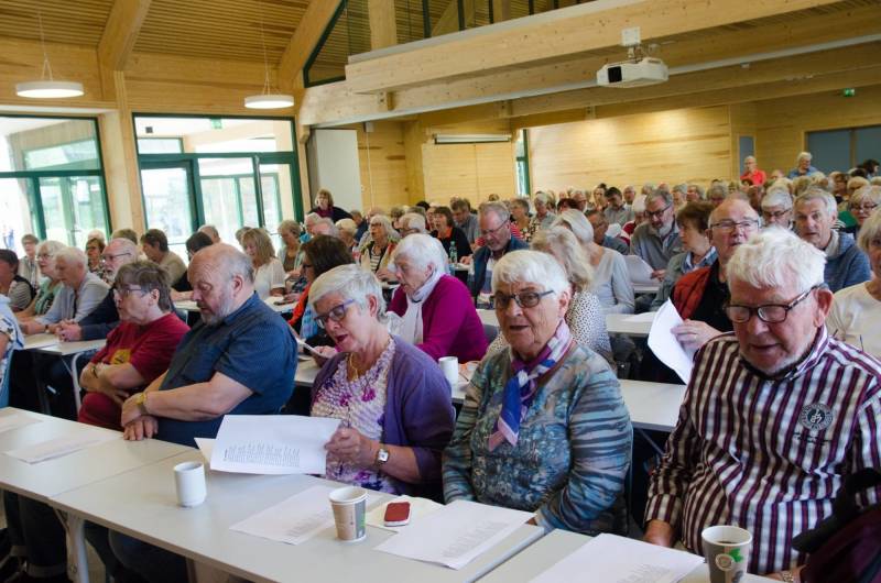200 veteraner på plass i Gro-salen