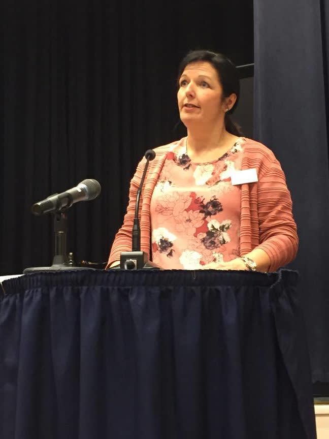 Turid Backe Viken på årsmøte Hedmark Arbeiderparti