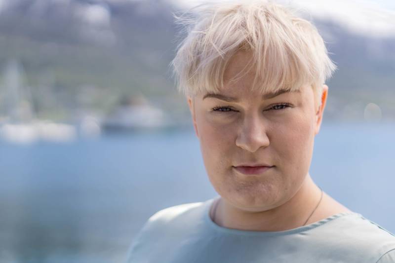 Portrett av Eirin Kristin Kjær i Tromsø tatt av Thomas Birkeland.