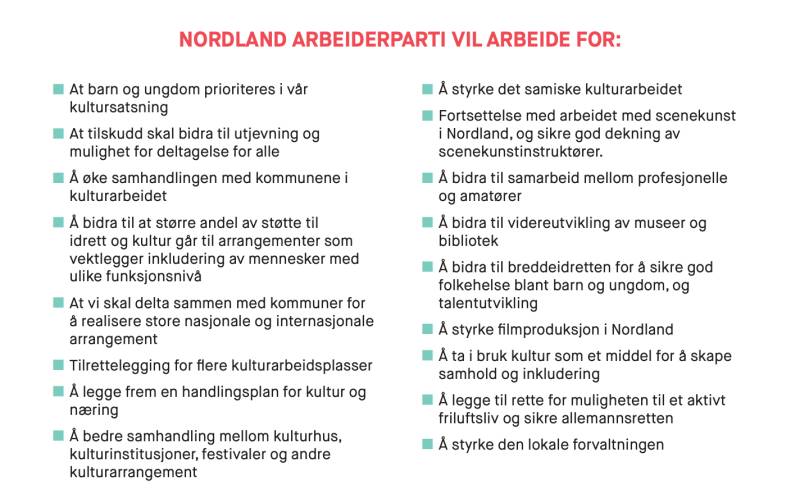 Kultur Nordland Ap