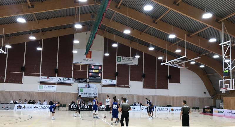 Basketball i Kongsberghallen