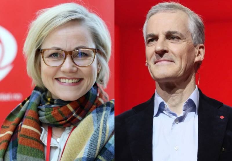 Jonas Gahr Støre og Ingvild Kjerkhol