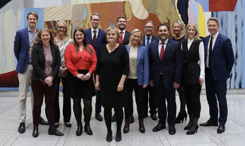 Arbeiderpartiets fraksjonsledere på Stortinget.