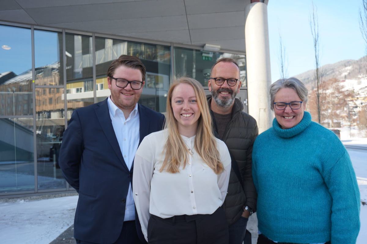 Tommy Aarethun, Benedicte Kragh, Stein Helge Mandelid og Hilde Magnusson