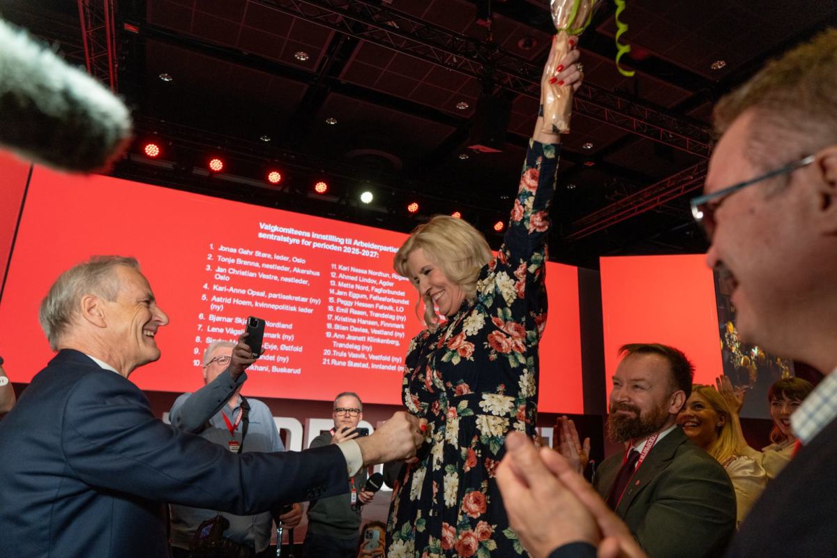 Kari-Anne Opsal ble valgt som ny partisekretær