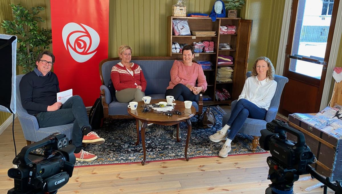 Fra venstre: Paal Eckhoff Salvesen, Bente Trulsvik, Agnes Nordgaard og Silje Ibsen.