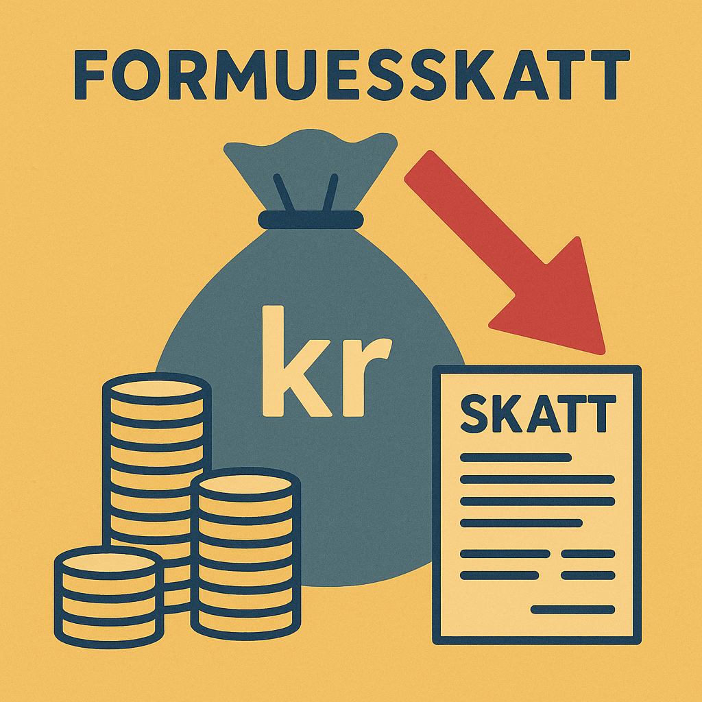 Bilde generert av ChatGPT for å visualisere personlig rikdom, uten gjeld som må betales en ørliten skatt av.