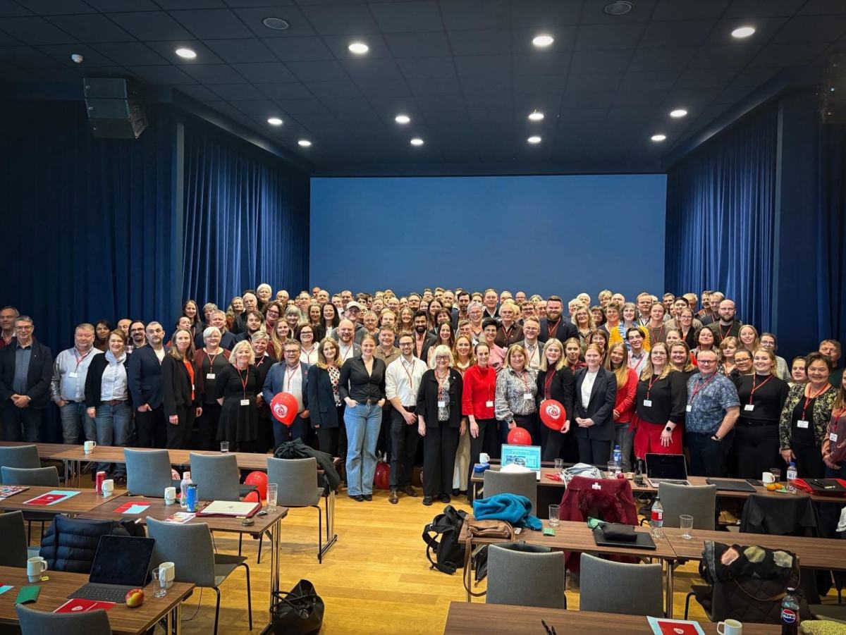 Deltakarar på Vestland Ap sitt fylkesårsmøte