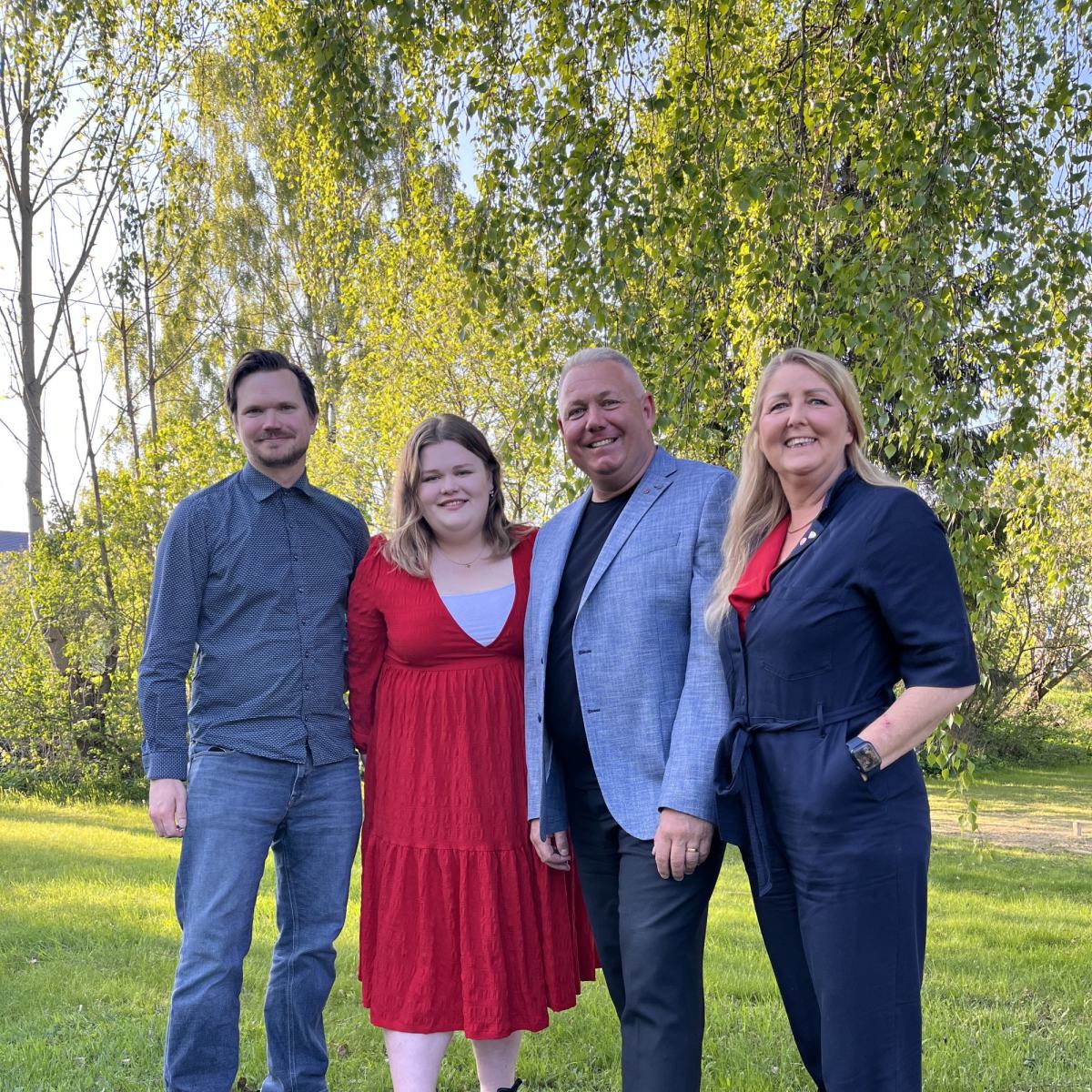 Fredrik Christensen, Camilla Maria Brekke, Eirik Bergstedt, Christina Berg