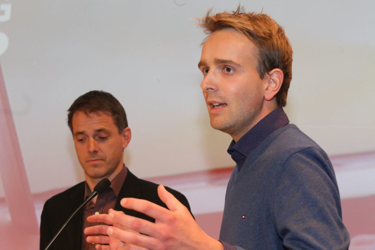 Ivar Horneland Kristensen og Jan Christian Vestre i 2014.