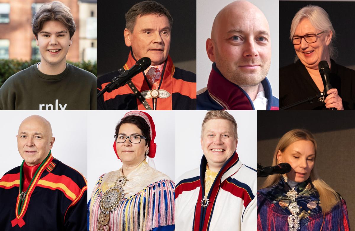 Montasje sametingskandidater