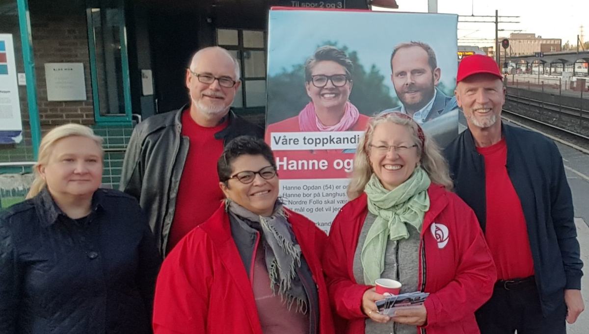 Vi jobbet for å få Hanne Opdan som første ordfører i Nordre Follo kommune.