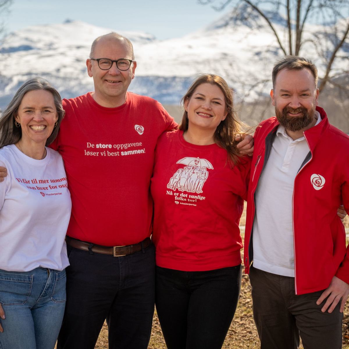 Hilde Nyvoll, Nils Foshaug, Cecilie Myrseth, Tom Einar Karlsen