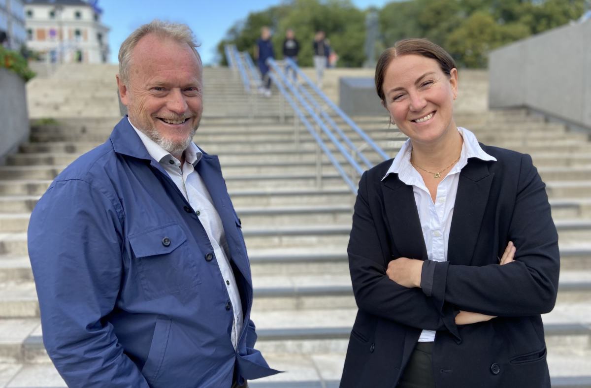 Byrådsleder i Oslo, Raymond Johansen og Tonje Brenna.