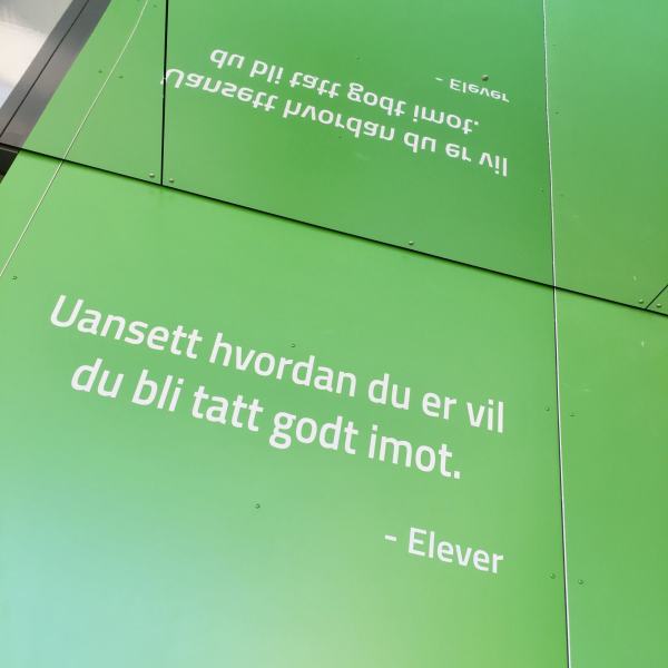 Tekst fra elever på Kongsvinger ungdomsskole.