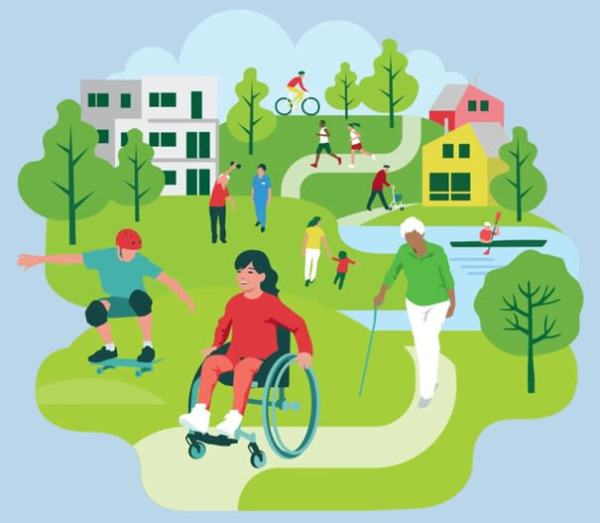 Tegnede mennesker i aktivitet - stavanger kommune 0326