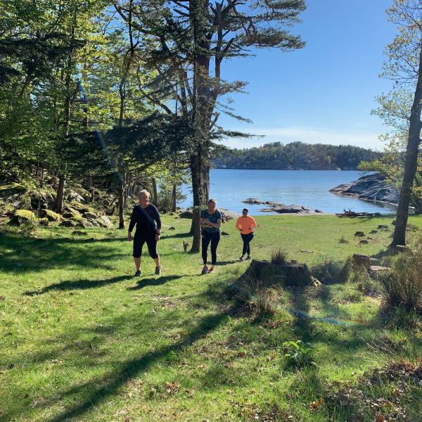 Stien på øya skal utvides i den nye revisjonen av forvaltningsplanen