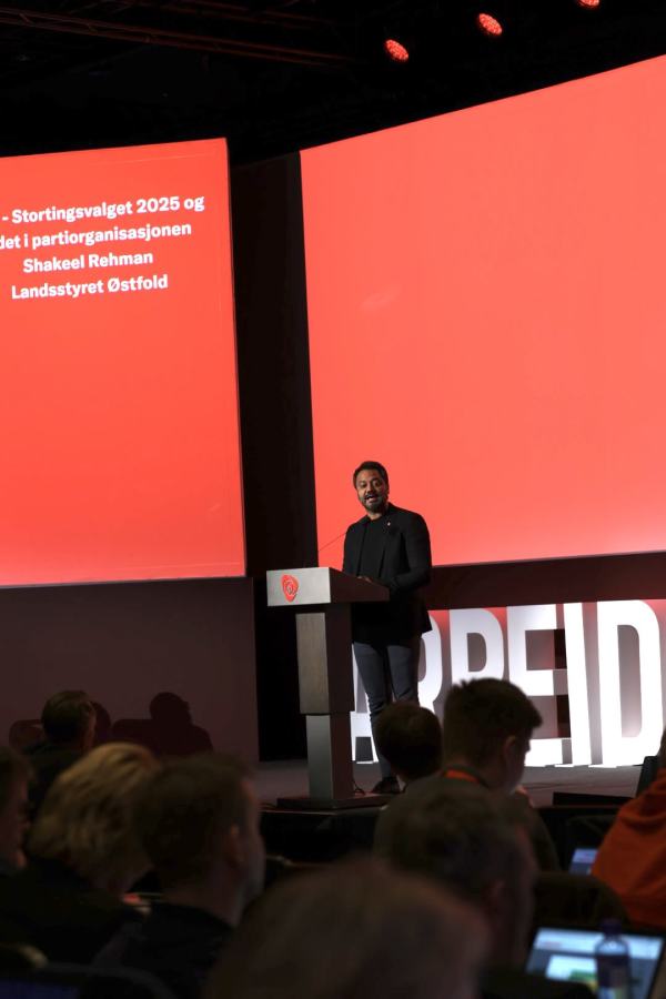 Shakeel landsmøte talen 2025
