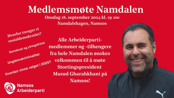 Medlemsmøte Namdalen
