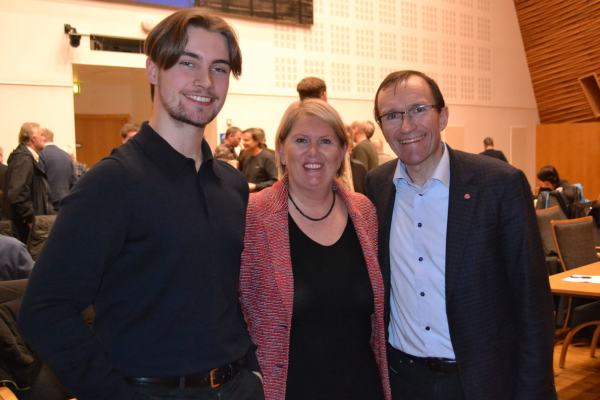 Erik Hulleberg (AUF), Aud M Riseng og Espen Barth Eide
