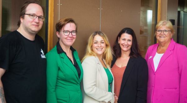 Gruppelederne i de rødgrønne partiene i Sarpsborg
