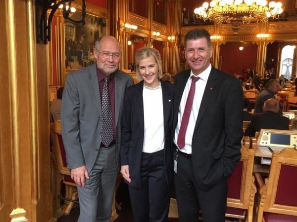 Våre tre stortingsrepresentanter
