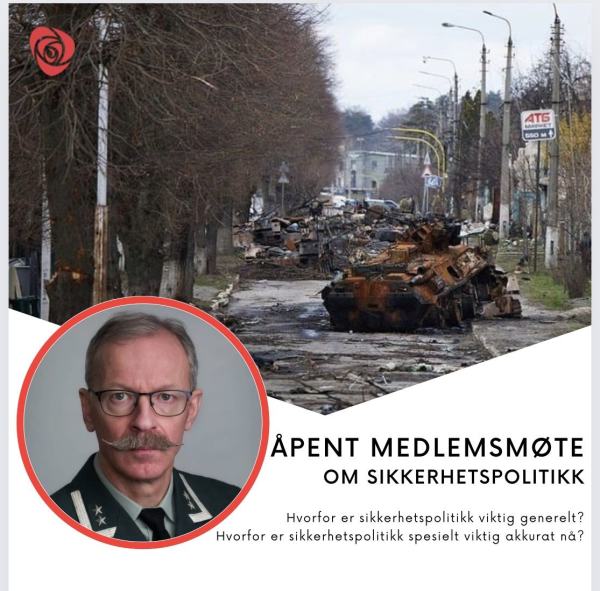 åpent medlemsmøte om sikkerhetspolitikk 21.08.24