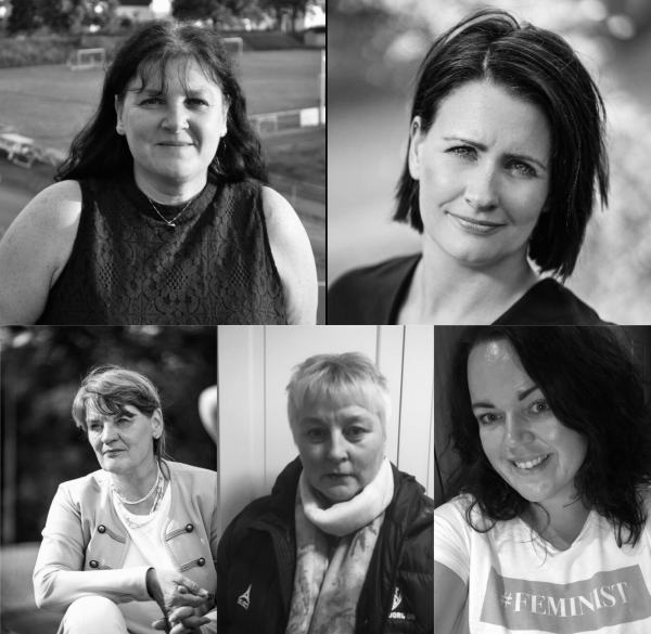 Linda Engsmyr, Therese Thorbjørnsen, Lisbeth Nesteng, Mona Brevik og Desiré Cragg