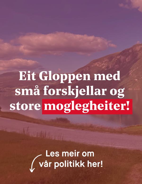 eit gloppen med små forskjellar og store moglegheiter!