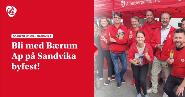 Forside bilde til Sandvika byfest