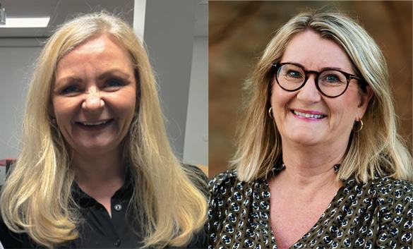 Mette Gundersen og Gro Bråten