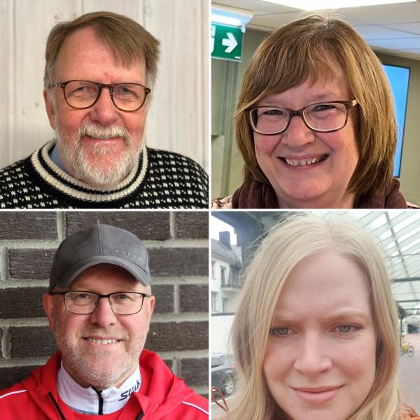 Paul Inge Tønseth, Unn Bjørklund, Terje Verhaug og Kjersti Lightfoot Sidselrud