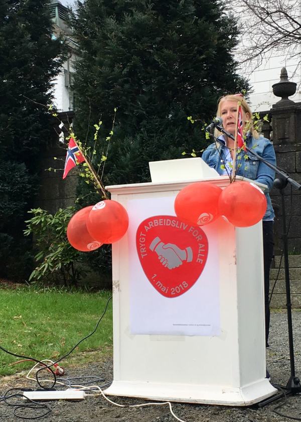 Appell av Margrethe Jacobsen Østhassel, hovedtillitsvalgt i Farsund kommune fra Fagforbundet