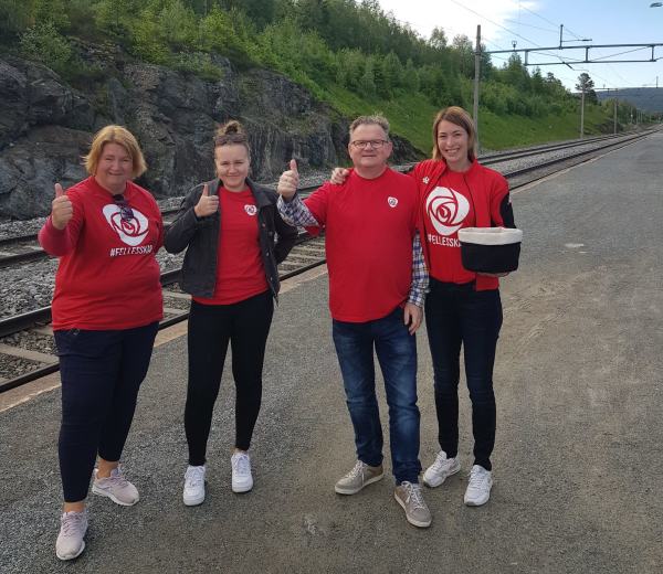 Grethe, Anna, Frode og Marit