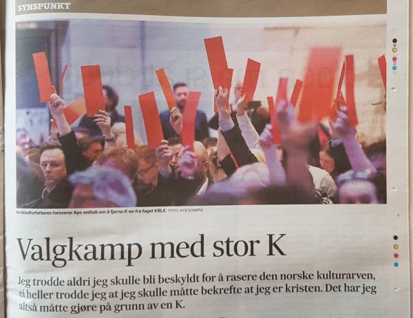 Faksimile fra Fædrelandsvennen