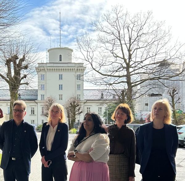 Lubna og Sigrun besøker UiB, april 2025