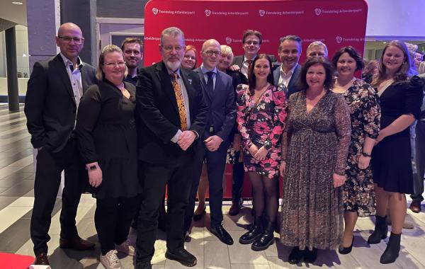 Delegasjon fra Fosen på Trøndelag AArbeiderparti 2023
