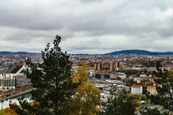 Utsikt over Oslo sentrum
