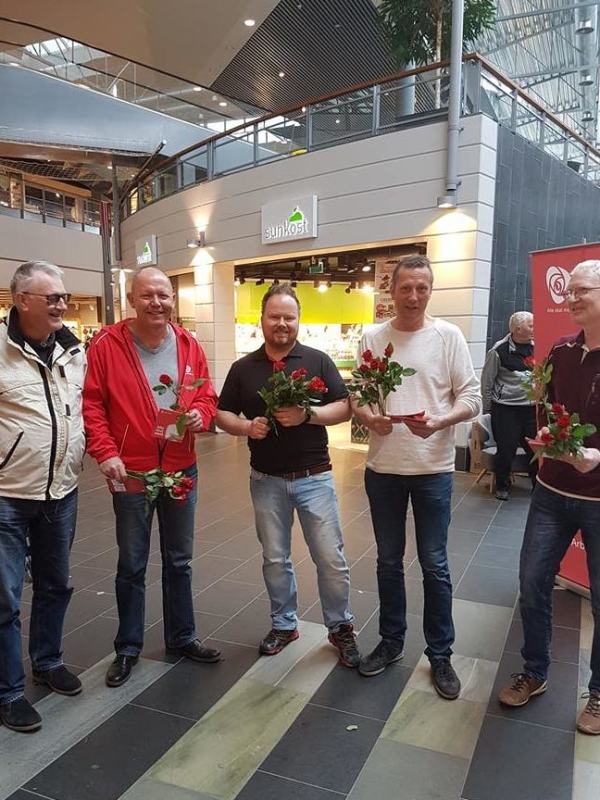 Roseaksjon med Øystein Langholm Hansen på Jærhagen 13. mai