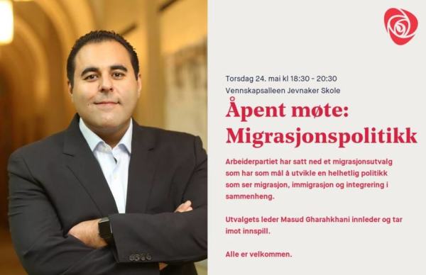 Åpent møte om migrasjonspolitikk