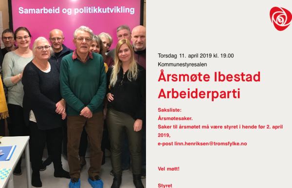 Saker til årsmøtet sendes på e-post til linn.henriksen@tromsfylke.no innen 2. april 2019.