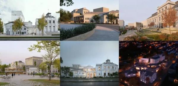 6 forslag nytt teater- og museumsbygg