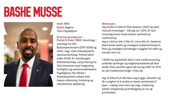 Bashe Musse ny tekst