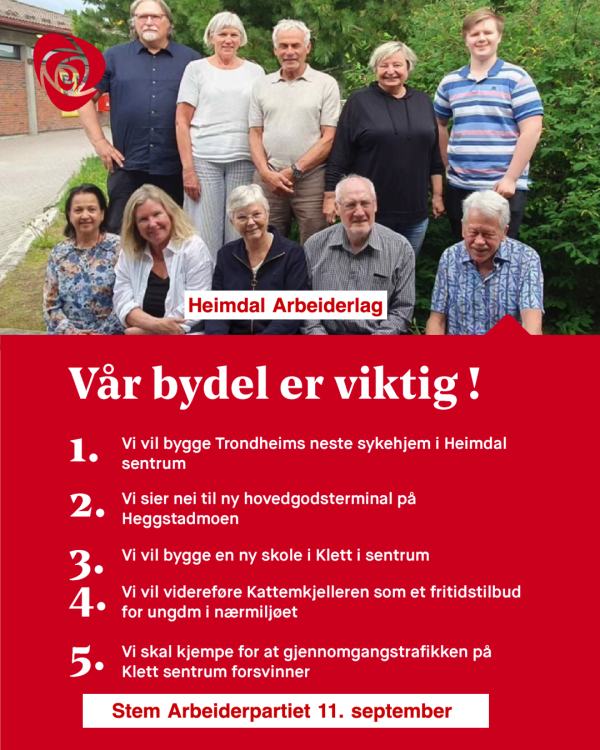 her  er noen av sakene vi har på vårt program for neste valgperiode