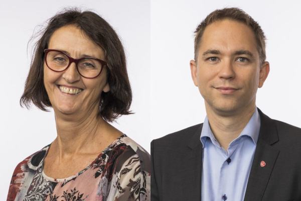 Stortingsrepresentantene Kari Henriksen og Tellef Inge Mørland