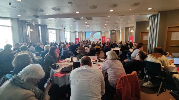 Fra årsmøtet i Agder Ap i Arendal i 2022